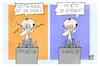 Cartoon: Generaldebatte (small) by Kostas Koufogiorgos tagged karikatur,koufogiorgos,generaldebatte,kanzler,merz,opposition
