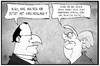 Cartoon: Griechenland-Frage (small) by Kostas Koufogiorgos tagged karikatur,koufogiorgos,illustration,cartoon,griechenland,merkel,hollande,zukunft,europa,krise,grexit,geld,kredit,politik