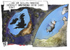 Cartoon: Großbritannien (small) by Kostas Koufogiorgos tagged cameron,großbritannien,england,uk,eu,europa,welt,planet,erde,mitgliedschaft,referendum,karikatur,kostas,koufogiorgos