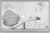Cartoon: Grüne im Höhenflug (small) by Kostas Koufogiorgos tagged karikatur,koufogiorgos,illustration,cartoon,gruene,katapult,höhenflug,cdu,csu,maskenaffaere,korruption,kfrage,streit,umfrage,sonntagsfrage,baerbock