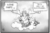 Cartoon: Günter Grass (small) by Kostas Koufogiorgos tagged karikatur,koufogiorgos,illustration,cartoon,günther,grass,tod,engel,blechtrommel,harfe,himmel,wolke,paradies