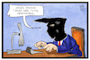 Cartoon: Hacker im US-Wahlkampf (small) by Kostas Koufogiorgos tagged karikatur koufogiorgos illustration cartoon hacker trump usa wahlkampf computer einfluss betrug präsident