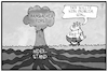 Cartoon: Hambacher Forst (small) by Kostas Koufogiorgos tagged karikatur,koufogiorgos,illustration,cartoon,hambi,hambacher,forst,widerstand,wurzel,rwe,energie,wirtschaft,fällen,axt,braunkohle,baum