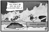 Cartoon: Hamburg-Moorburg (small) by Kostas Koufogiorgos tagged karikatur,koufogiorgos,illustration,cartoon,hamburg,moorburg,kohle,kohlekraft,energie,vogel,hafen,umwelt,verschmutzung,russ,wirtschaft