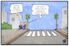 Cartoon: Handy am Steuer (small) by Kostas Koufogiorgos tagged karikatur,koufogiorgos,illustration,cartoon,handnutzung,steuer,auto,verkehr,regel,strafe,bussgeld,fahrverbot,strasse,fussgaenger,verkehrsteilnehmer