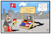 Cartoon: Hass auf Europa (small) by Kostas Koufogiorgos tagged karikatur,koufogiorgos,illustration,cartoon,erdogan,eu,europa,beleidigung,pöbelei,fahne,flagge,tuerkei,wirtschaft,verbrennen,anfeuern,hoheitssymbol,zeichen,nation