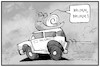 Cartoon: Hausarzt-Impfungen (small) by Kostas Koufogiorgos tagged karikatur,koufogiorgos,illustration,cartoon,hausarzt,impfung,schnecke,pandemie,geschwindigkeit,auto,gesundheit,corona