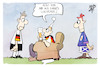 Cartoon: Heim-EM (small) by Kostas Koufogiorgos tagged karikatur,koufogiorgos,em,fußball,fan,dfb,schottland,sessel