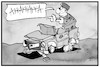 Cartoon: Heimatschutz (small) by Kostas Koufogiorgos tagged karikatur,koufogiorgos,illustration,cartoon,akk,kramp,karrenbauer,heimatschutz,freiwilligendienst,jugend,militär,bundeswehr,grundausbildung
