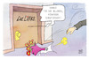 Cartoon: Hennig-Wellsow tritt zurück (small) by Kostas Koufogiorgos tagged karikatur,koufogiorgos,linke,hennig,wellsow,blumen,rücktritt,partei,vorsitzende