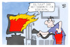 Cartoon: Hitzerekorde in Südeuropa (small) by Kostas Koufogiorgos tagged karikatur,koufogiorgos,hitze,feuer,feuerlöscher,südeuropa,klima,wetter
