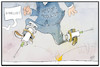 Cartoon: Impf-Rallye (small) by Kostas Koufogiorgos tagged karikatur,koufogiorgos,cartoon,illustration,impfstoff,rallye,läufer,pandemie,corona,gesundheit,stelzen,impfstoffproduktion,pharma