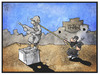 Cartoon: Irak (small) by Kostas Koufogiorgos tagged karikatur,koufogiorgos,cartoon,illustration,irak,usa,denkmal,sturz,isis,terrorismus,nahost,politik