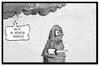 Cartoon: IS-Terror (small) by Kostas Koufogiorgos tagged karikatur,koufogiorgos,illustration,cartoon,is,terrorismus,islamismus,anschlag,kirche,gott,allah,islam,missbrauch,religion,terrorist
