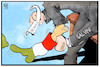 Cartoon: Italien (small) by Kostas Koufogiorgos tagged karikatur,koufogiorgos,illustration,cartoon,italien,stiefel,neuwahl,demokratie,lega,wechsel,europa
