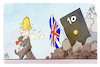 Cartoon: JJohnson tritt den Rückzug an (small) by Kostas Koufogiorgos tagged karikatur,koufogiorgos,johnson,downing,street,kater,mouser,uk,grossbritannien