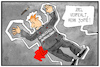Cartoon: Josef Joffe (small) by Kostas Koufogiorgos tagged karikatur,koufogiorgos,cartoon,josef,joffe,mord,journlist,journalismus,medien,qualität,presseclub