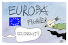 Cartoon: Kampfjets (small) by Kostas Koufogiorgos tagged karikatur,koufogiorgos,ukraine,eurogipfel,eurofighter,selenskyj