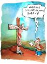 Cartoon: Kann ich ein Autogramm haben? (small) by Kostas Koufogiorgos tagged religion