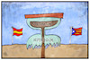 Cartoon: Katalonien-Ultimatum (small) by Kostas Koufogiorgos tagged karikatur,koufogiorgos,illustration,cartoon,spanien,katalonien,zeit,sanduhr,ablaufen,referendum,separatismus,unabhängigkeit,europa