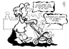 Cartoon: Kita-Ausbau (small) by Kostas Koufogiorgos tagged schröder,familie,ministerin,kita,kindergarten,kind,krippe,plan,betreuung,mutter,eltern,karikatur,kostas,koufogiorgos