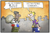 Cartoon: Klamme Kommunen (small) by Kostas Koufogiorgos tagged karikatur,koufogiorgos,illustration,cartoon,kommunen,flüchtling,arm,geld,deutschland,politik,asyl,einwanderung,immigration