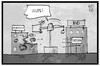Cartoon: Kollateralschaden BND-Reform (small) by Kostas Koufogiorgos tagged karikatur,koufogiorgos,illustration,cartoon,bnd,reform,grundgesetz,kollateralschaden,bauarbeit,einsturz,abbruch,demokratie,geheimdienst,nachrichtendienst