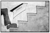 Cartoon: Kompromisse (small) by Kostas Koufogiorgos tagged karikatur,koufogiorgos,illustration,cartoon,kompromiss,treppe,weg,jamaika,stufen,koalition,sondierung,partei,politik