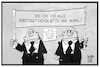 Cartoon: Konservative Werte (small) by Kostas Koufogiorgos tagged karikatur,koufogiorgos,illustration,cartoon,union,konservativ,cdu,csu,moral,homosexualität,scheinheilig,demonstration,tradition,ehe,geliebte,seitensprung