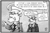 Cartoon: Kretschmann übt (small) by Kostas Koufogiorgos tagged karikatur,koufogiorgos,illustration,cartoon,landtagswahl,supersonntag,wahl,s21,gruene,kretschmann