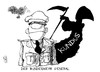 Cartoon: Kundus-Affäre (small) by Kostas Koufogiorgos tagged klein,oberst,general,bundeswehr,kundus,affäre,afghanistan,krieg,angriff,bombardierung,sensenmann,karikatur,kostas,koufogiorgos