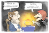 Cartoon: Laschets Zukunft (small) by Kostas Koufogiorgos tagged karikatur,koufogiorgos,illustration,cartoon,laschet,zukunft,hellseherin,wahrsagerin,cdu,kaffeepause