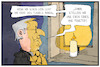 Cartoon: Lichtfenster (small) by Kostas Koufogiorgos tagged karikatur,koufogiorgos,illustration,cartoon,lichtfenster,licht,tunnel,steinmeier,kerze,corona,pandemie,opfer,todesopfer