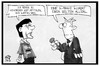 Cartoon: Löws K-Frage (small) by Kostas Koufogiorgos tagged karikatur,koufogiorgos,illustration,cartoon,frage,kapitän,reporter,journalist,bundestrainer,entscheidung,interview,sport,fussball,spielführer