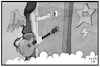 Cartoon: Malcolm Young (small) by Kostas Koufogiorgos tagged karikatur,koufogiorgos,illustration,cartoon,malcolm,young,acdc,rockband,musiker,bon,scott,heavy,metal,musik,kultur,paradies,himmel,engel,gitarrist
