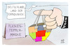 Cartoon: Maskenpflicht (small) by Kostas Koufogiorgos tagged karikatur,koufogiorgos,maske,flickenteppich,erfindung,corona,bund,pandemie
