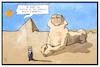 Cartoon: Merkel in Ägypten (small) by Kostas Koufogiorgos tagged karikatur,koufogiorgos,illustration,cartoon,merkel,aegypten,sphinx,raute,staastbesuch,gizeh