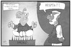 Cartoon: Merkel in Indien (small) by Kostas Koufogiorgos tagged karikatur,koufogiorgos,illustration,cartoon,indien,regierung,konsultation,merkel,groko,nagel,meditation,fakir