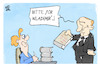 Cartoon: Merkel signiert ihr Buch (small) by Kostas Koufogiorgos tagged karikatur,koufogiorgos,merkel,putin,signierstunde,buch,russlandpolitik