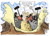 Cartoon: Merkel und die Flut (small) by Kostas Koufogiorgos tagged merkel,hochwasser,flut,umwelt,katastrophe,karikatur,koufogiorgos