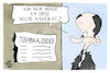 Cartoon: Merzens Wochenplaner (small) by Kostas Koufogiorgos tagged karikatur,koufogiorgos,merz,terminkalender,woche,buh,kanzler
