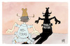 Cartoon: Midterms (small) by Kostas Koufogiorgos tagged karikatur,koufogiorgos,midterms,usa,demokratie,cowboy
