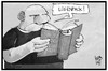 Cartoon: Mitte-Studie (small) by Kostas Koufogiorgos tagged karikatur,koufogiorgos,illustration,cartoon,mitte,studie,extremismus,neonazi,lügenpack,bildung,buch,soziologie