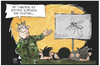 Cartoon: Mücken-Bekämpfung (small) by Kostas Koufogiorgos tagged karikatur,koufogiorgos,illustration,cartoon,zika,muecke,virus,armee,militär,kanone,spatzen,kampf,krankheit