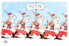 Cartoon: Nikolaustag (small) by Kostas Koufogiorgos tagged karikatur,koufogiorgos,putin,nikolaus,nikolaustag,rute