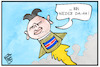 Cartoon: Nordkorea (small) by Kostas Koufogiorgos tagged karikatur,koufogiorgos,illustration,cartoon,nordkorea,rakete,test,kim,jong,un,konflikt,militär,nuklear