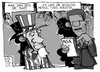 Cartoon: NSA-Abhörskandal (small) by Kostas Koufogiorgos tagged usa,nsa,sam,obama,merkel,spionage,merkelphone,karikatur,koufogiorgos