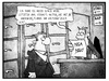 Cartoon: NSA-Untersuchungsausschuss (small) by Kostas Koufogiorgos tagged karikatur,koufogiorgos,illustration,cartoon,nsa,nsu,akten,archiv,untersuchungsausschuss,archivar,stasi,raf,politik,spionage,usa