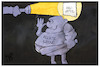 Cartoon: NSU-Urteil (small) by Kostas Koufogiorgos tagged karikatur,koufogiorgos,illustration,cartoon,nsu,prozess,neonazi,rechts,szene,rechtsextremismus,verborgen,licht,dunkelheit,urteil,zschäpe