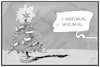 Cartoon: O Nadelbaum (small) by Kostas Koufogiorgos tagged karikatur,koufogiorgos,illustration,cartoon,nadelbaum,tannenbaum,impfung,spritze,corona,pandemie,impfstoff,weihnachten,weihnachtslied,tradition